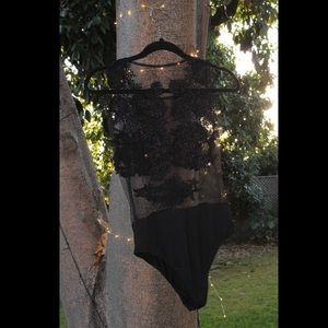 Black Lace Leotard